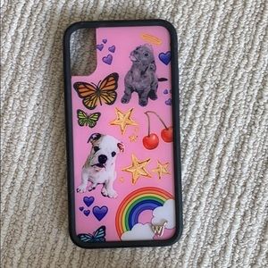 iPhone X “Puppy Love” wildflower case